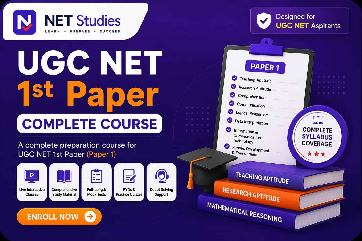 UGC NET 1st Paper Complete Course