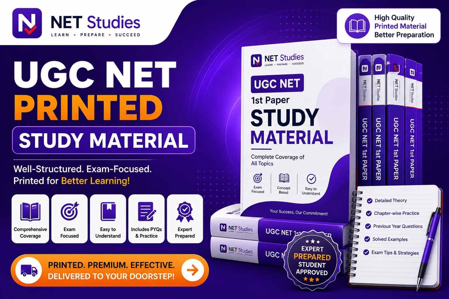 UGC NET 1st Paper Printed Study Material