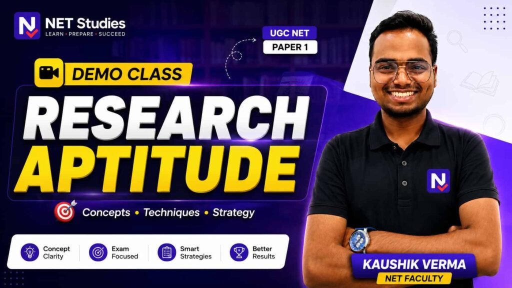UGC NET Research Aptitude By Kaushik Sir