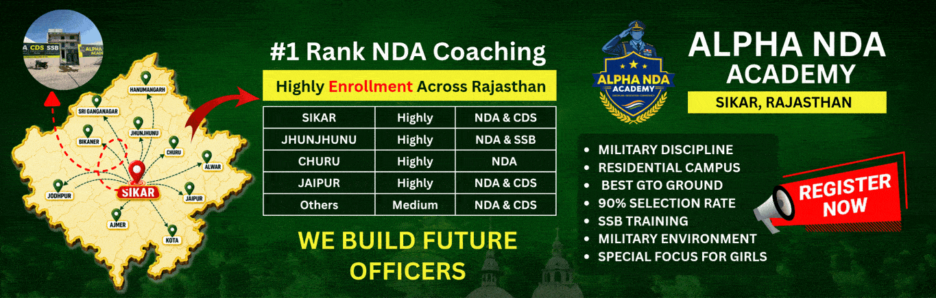 Best NDA Coaching in Sikar Rajasthan- Alpha NDA Academy