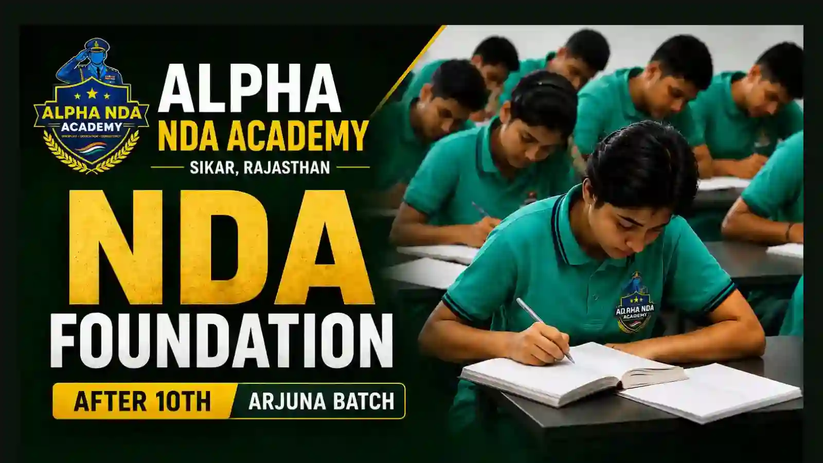 NDA Foundation Coaching in Sikar Rajasthan - Alpha NDA Academy